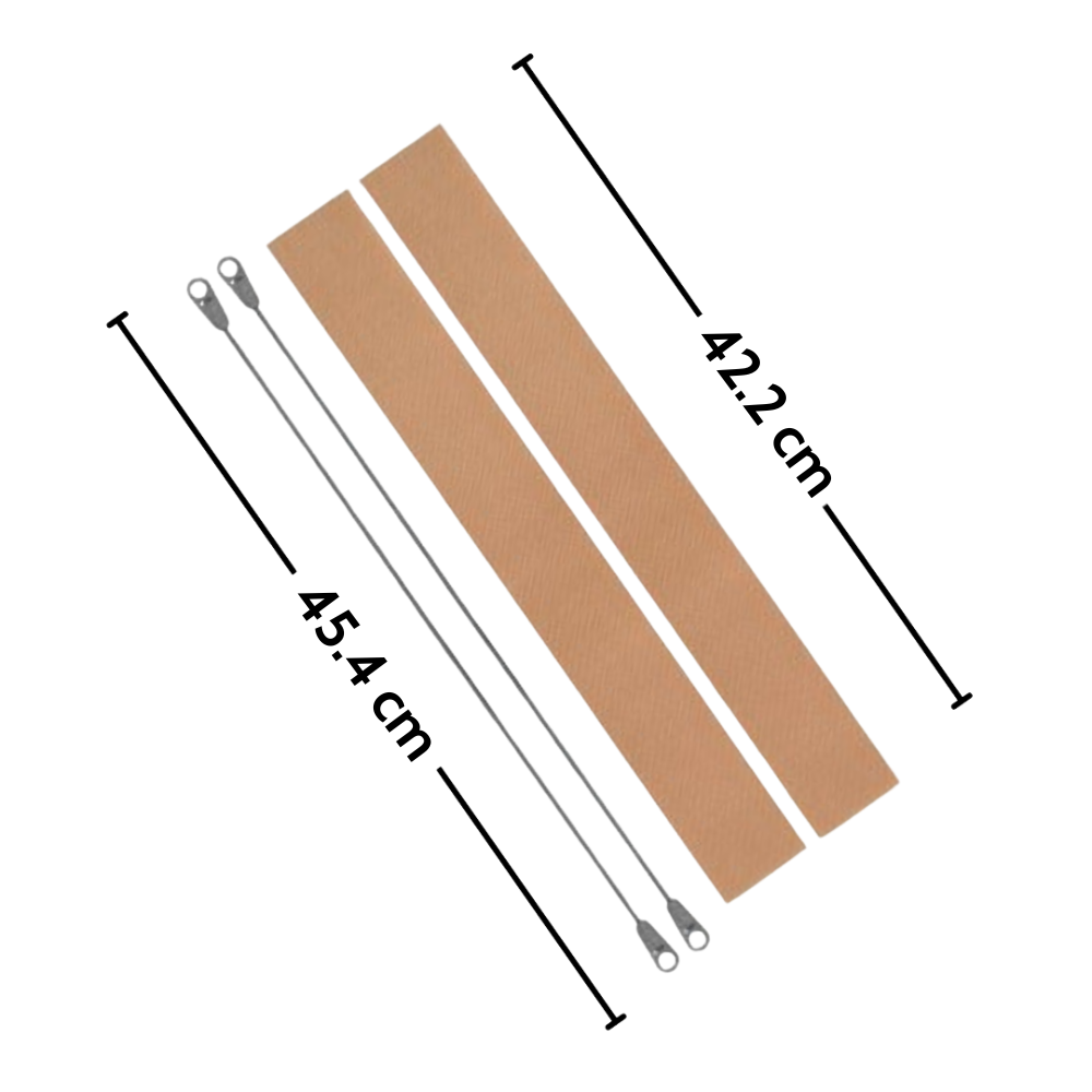 Resistencia/Teflón Repuesto Para Selladora 40cm Marca Safari (2 juegos)