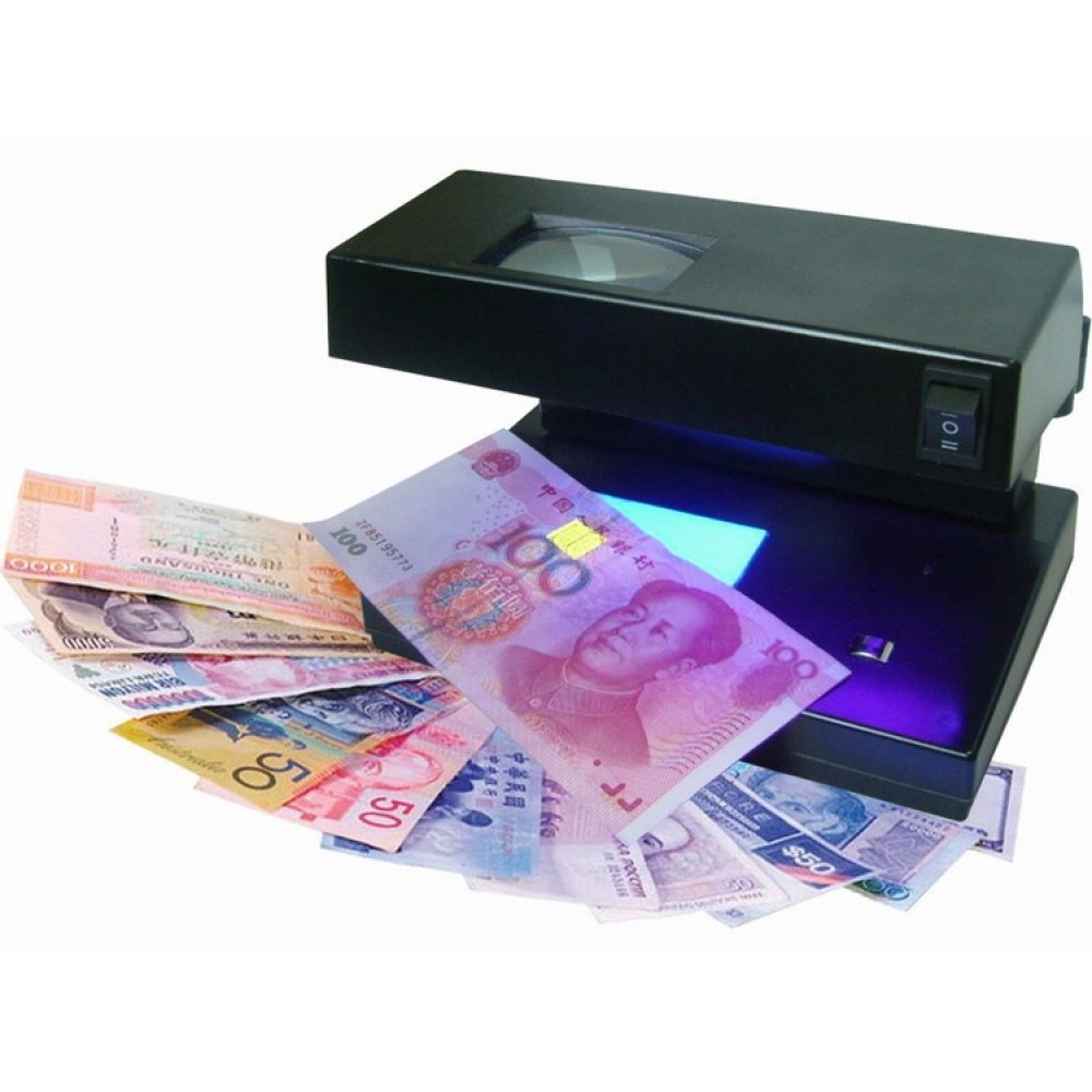 Detector De Billetes Falsos Ad-2138 Soles, Dolares Y Euros
