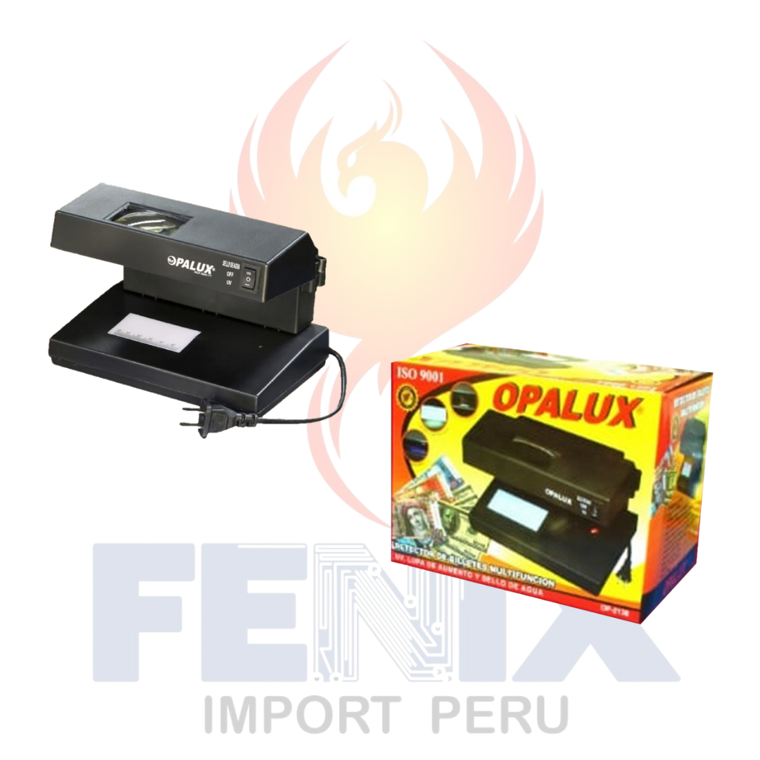 Detector De Billetes Opalux Op-2138 Soles, Dolares, Euros