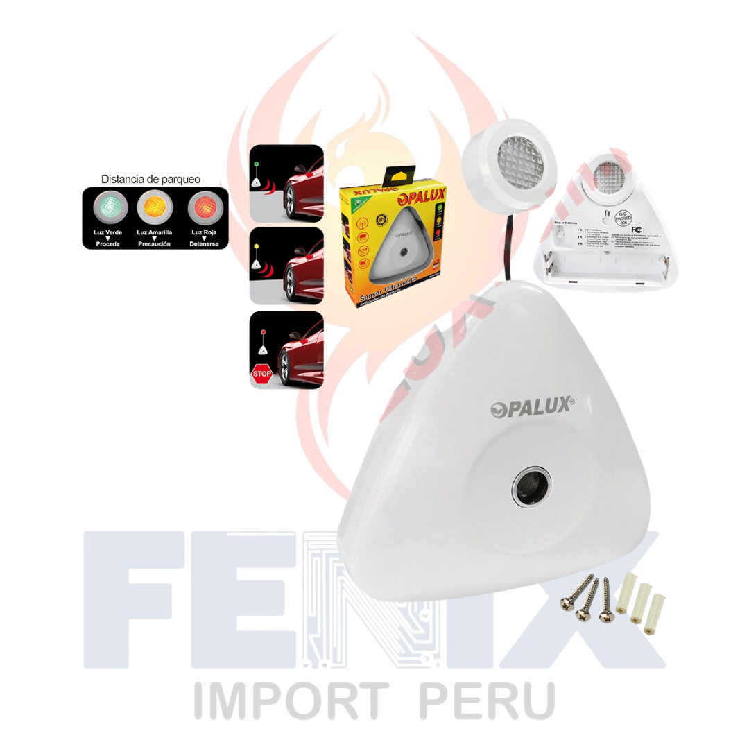 Sensor De Ultrasonido Opalux Para Parqueo Auto