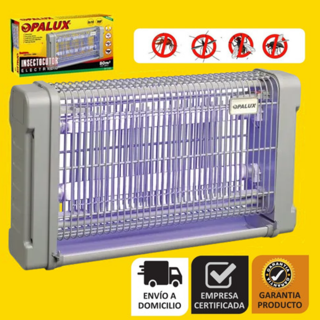 Insectocutor Eléctrico Mata Mosquito 20w 80m2 Opalux OP-C220