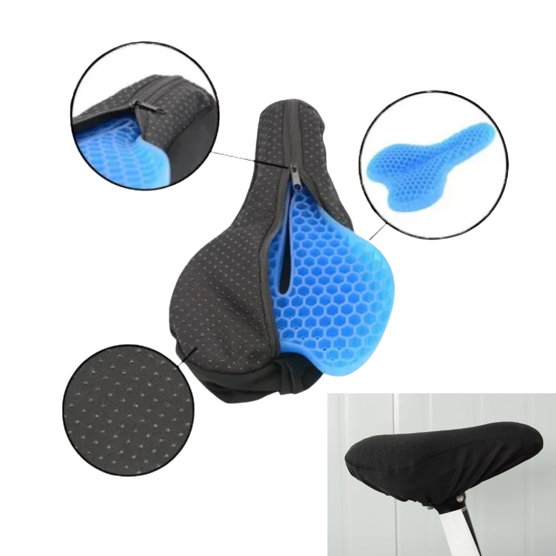 Asiento Forro De Gel Para Bicicleta Acolchado Para Ciclismo