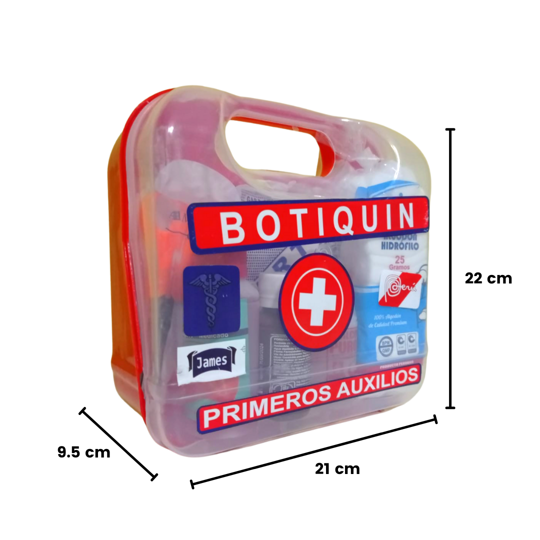 Botiquin Portátil De Primeros Auxilios Tipo Lonchera