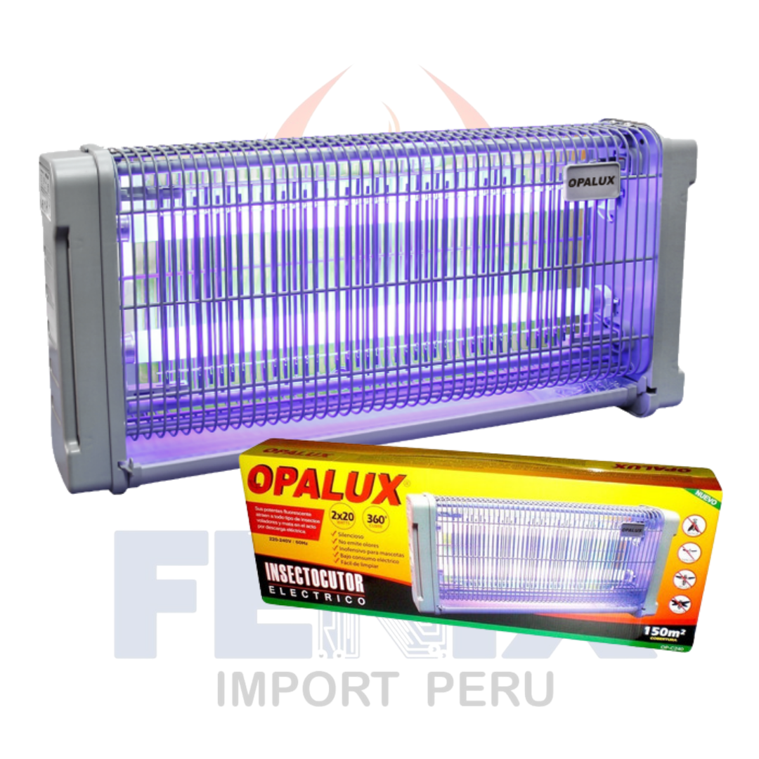 Insectocutor Mata Mosquitos, Moscas 40W 150m2 Opalux OP-C240