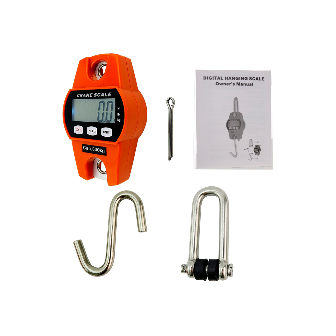 Balanza Colgante Mini Crane Scale 300kg Digital Gancho