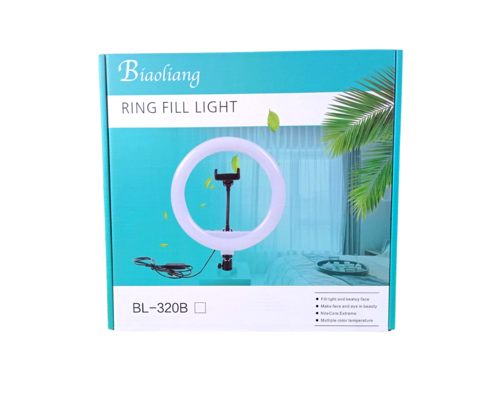 Aro De Luz Led 30 Cm C/ Soporte Para Celular - Foto Selfie
