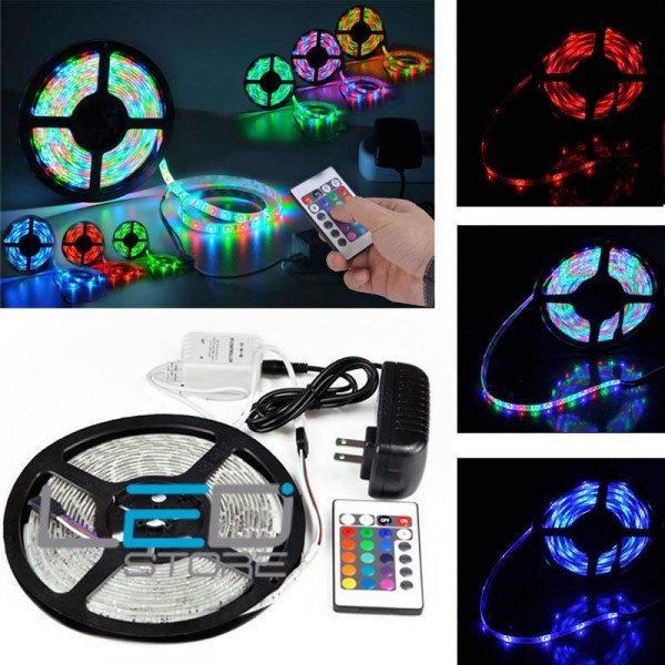 Cinta Luces LED RGB 5050 A ControL Remoto 