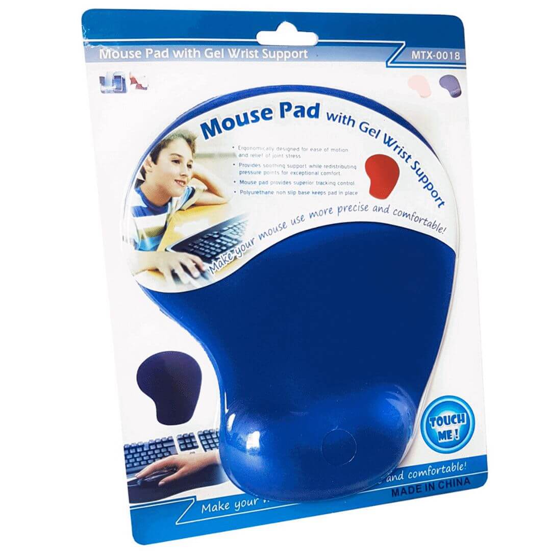 Pad Mouse Con Almohadilla Muñequera De Gel