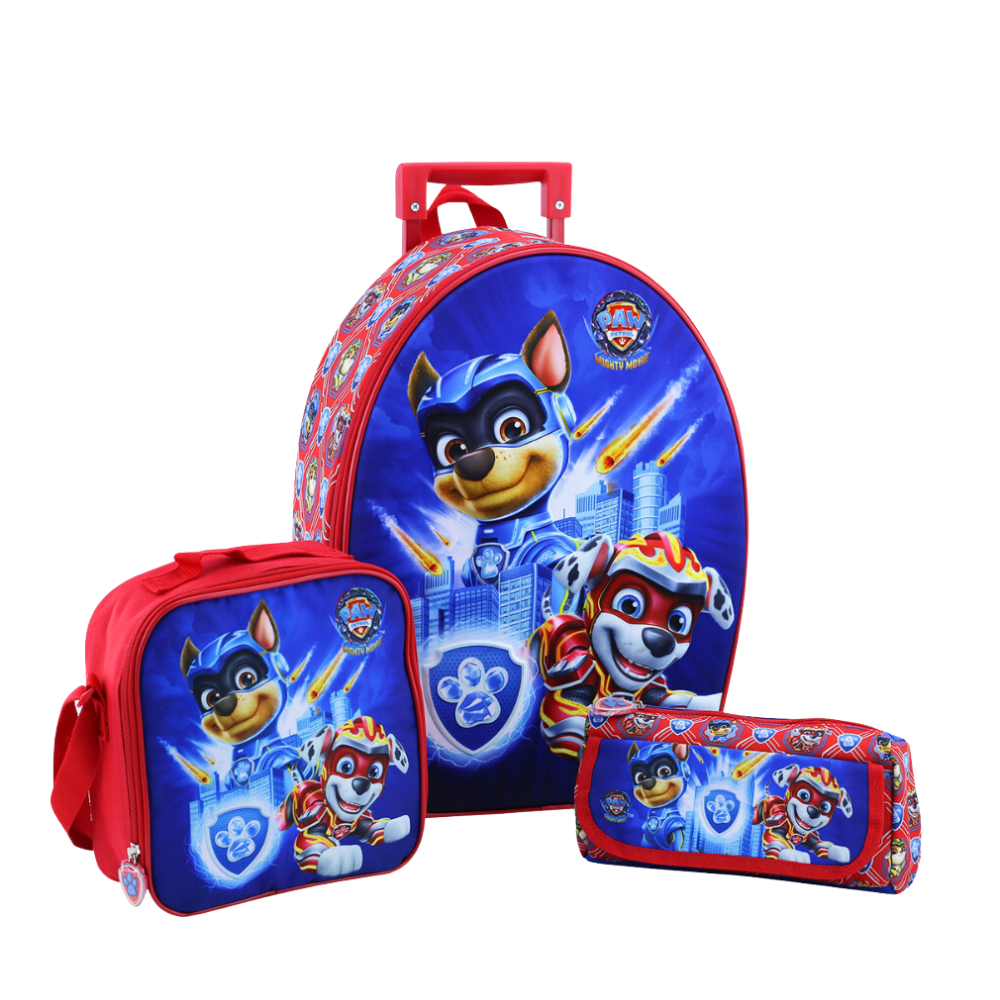 Set Maleta Ranger Grande Eva 3D Paw Patrol Niño Scool