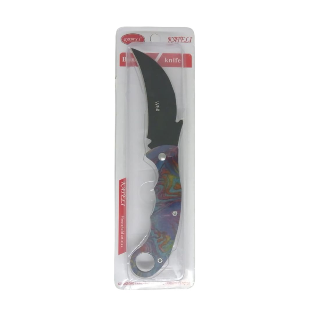 Navaja Táctica Karambit Kareti Multicolor W58
