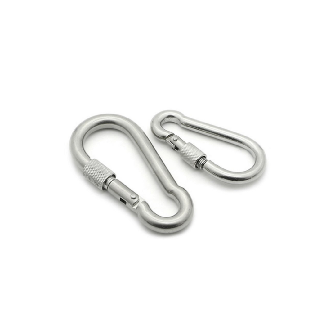 Gancho de Metal con Arnés De Seguridad 10cm Con Seguro
