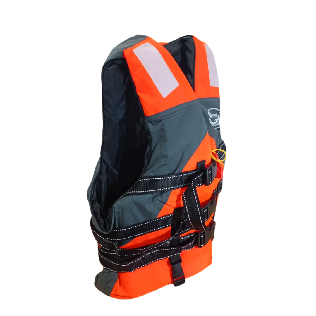Chaleco Salvavidas con silbato Gravital sin cuello Naranja XXL