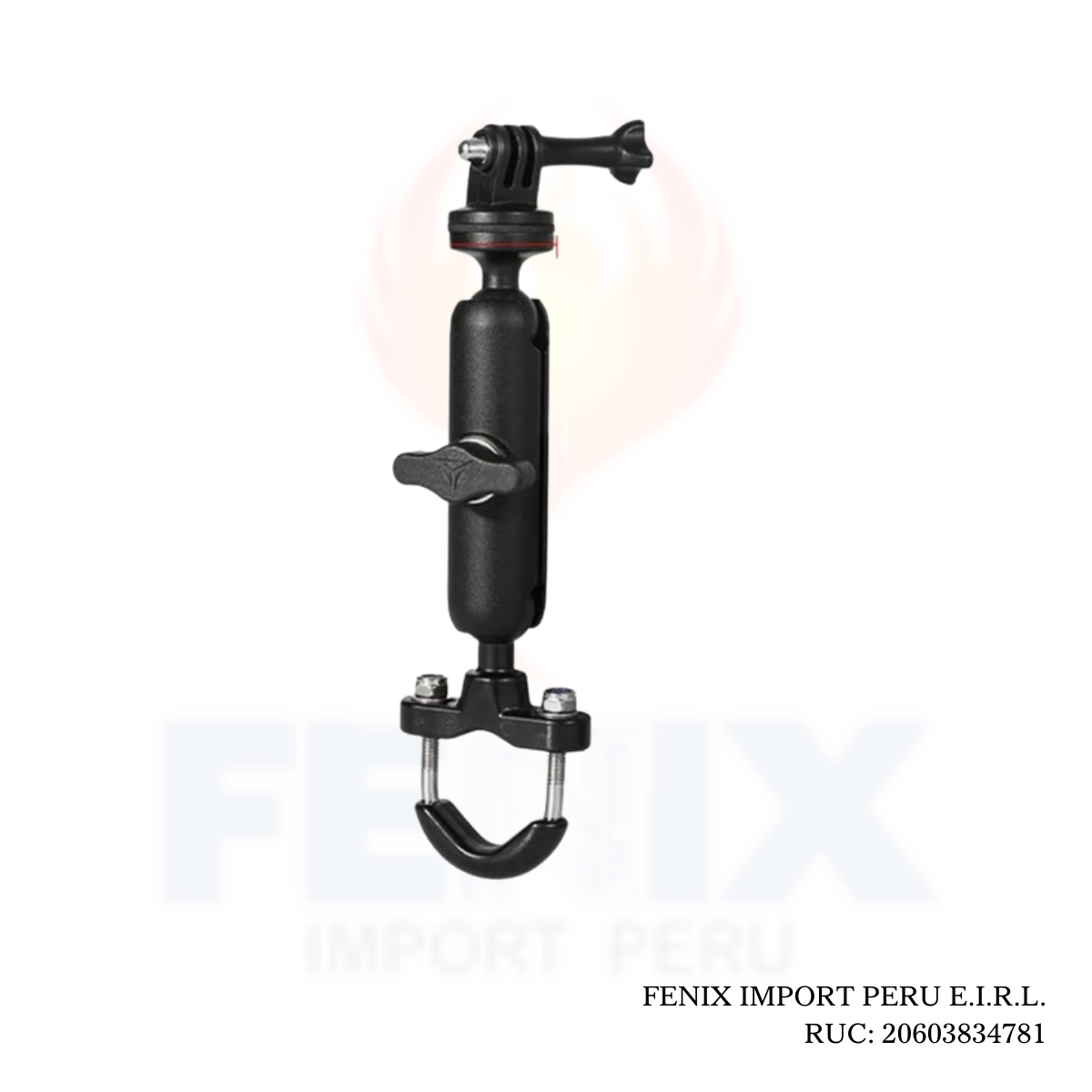 Soporte de Camara Go-Pro Rotación 360° Base Manillar / Tubo  MDL3519CB