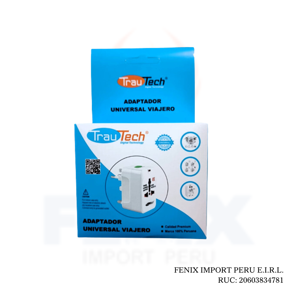 Adaptador Internacional Enchufe Viajero 110 - 240 V TRAUTECH