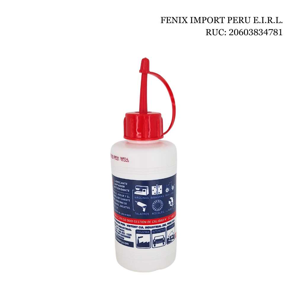 Aceite Multiuso 90ml (3oz) Lubricatodo Lubricante 3 en 1 Vistony
