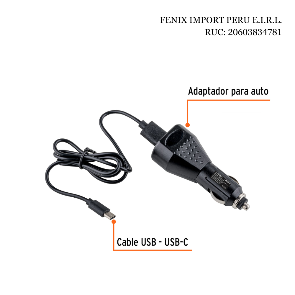 Lampara De Led 2000lm Recargable Alta Potencia Hasta 450 Metros Truper Lare-2000
