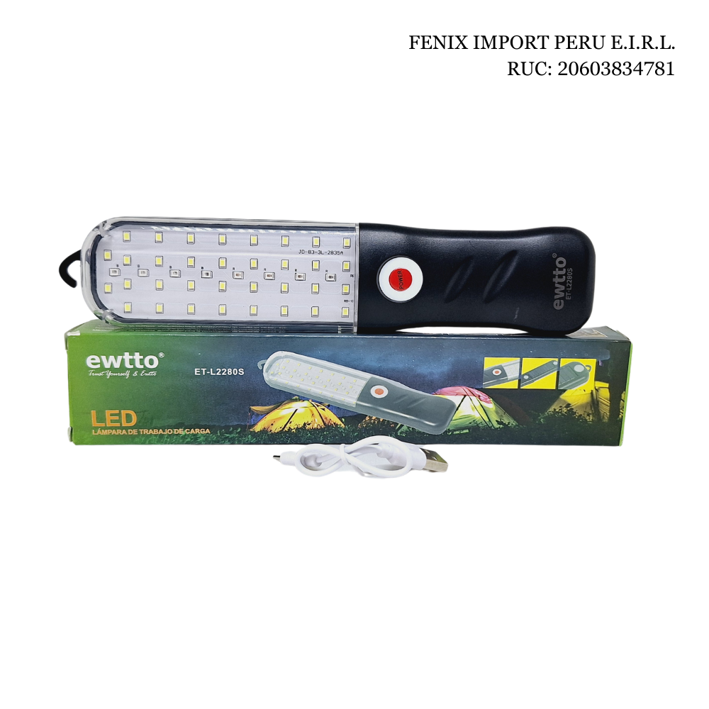 Lámpara de Mano para Trabajo de Carga EWTTO ET-L2280S