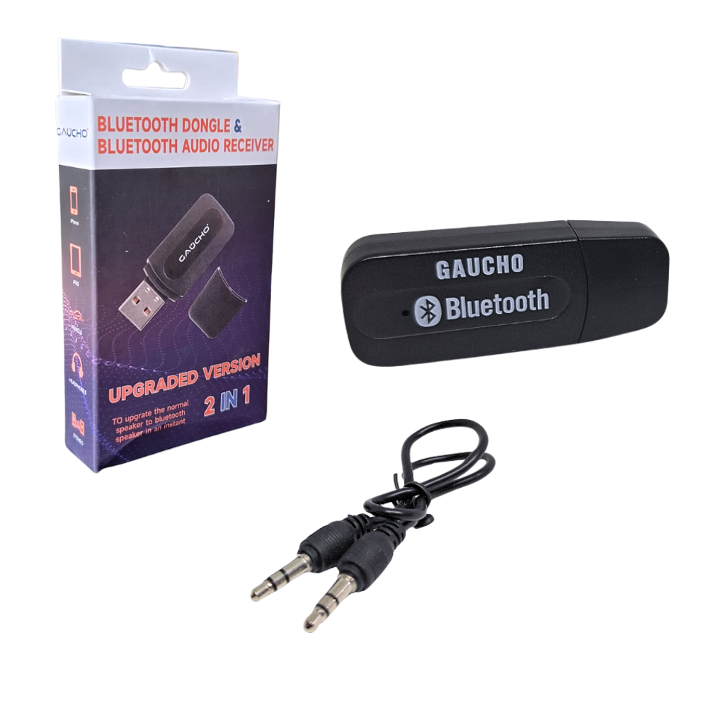 Receptor Bluetooth Dual Plug y Usb Para Autos / parlantes Gaucho