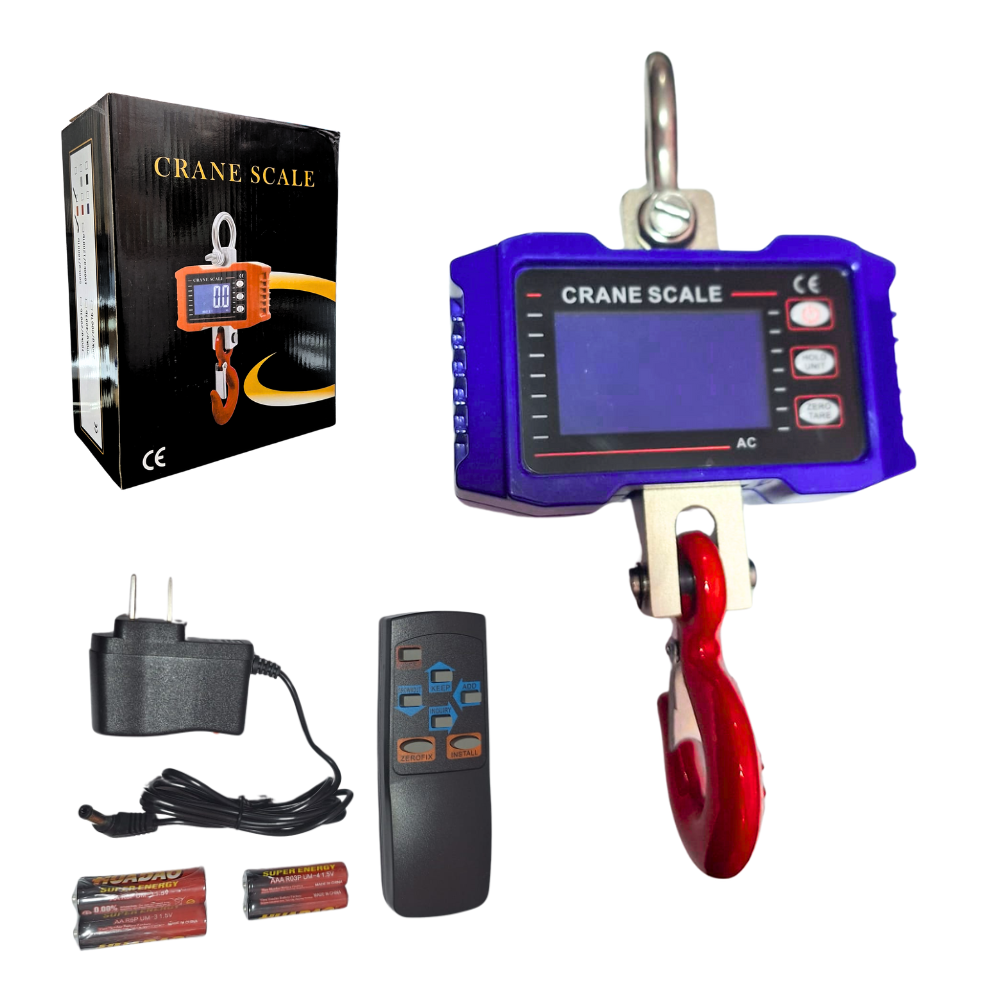 Balanza Industrial de Metal 500kg Recargable y Digital con Control Remoto