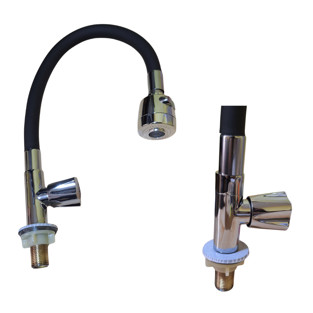 Caño Lavadero Vertical Flexible Elegante  con 2 Funciones