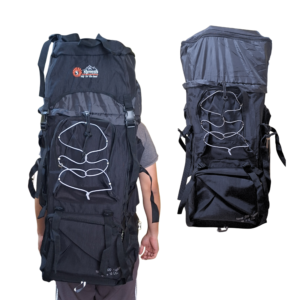 Mochila Campera Impermeable Expandible Trekking 80 + 10 litros Stevens