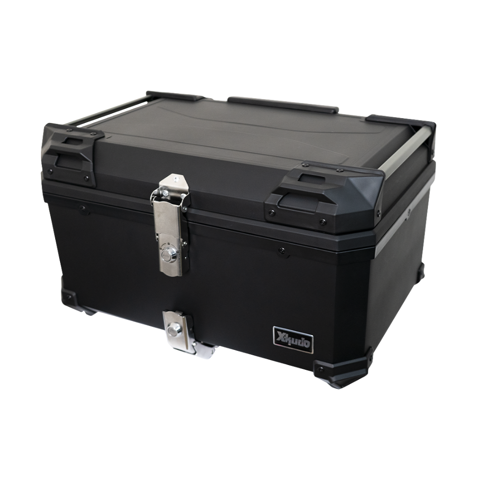 Cajuela de Plastico de 60L de Capacidad y Respaldar para Moto XKUDO