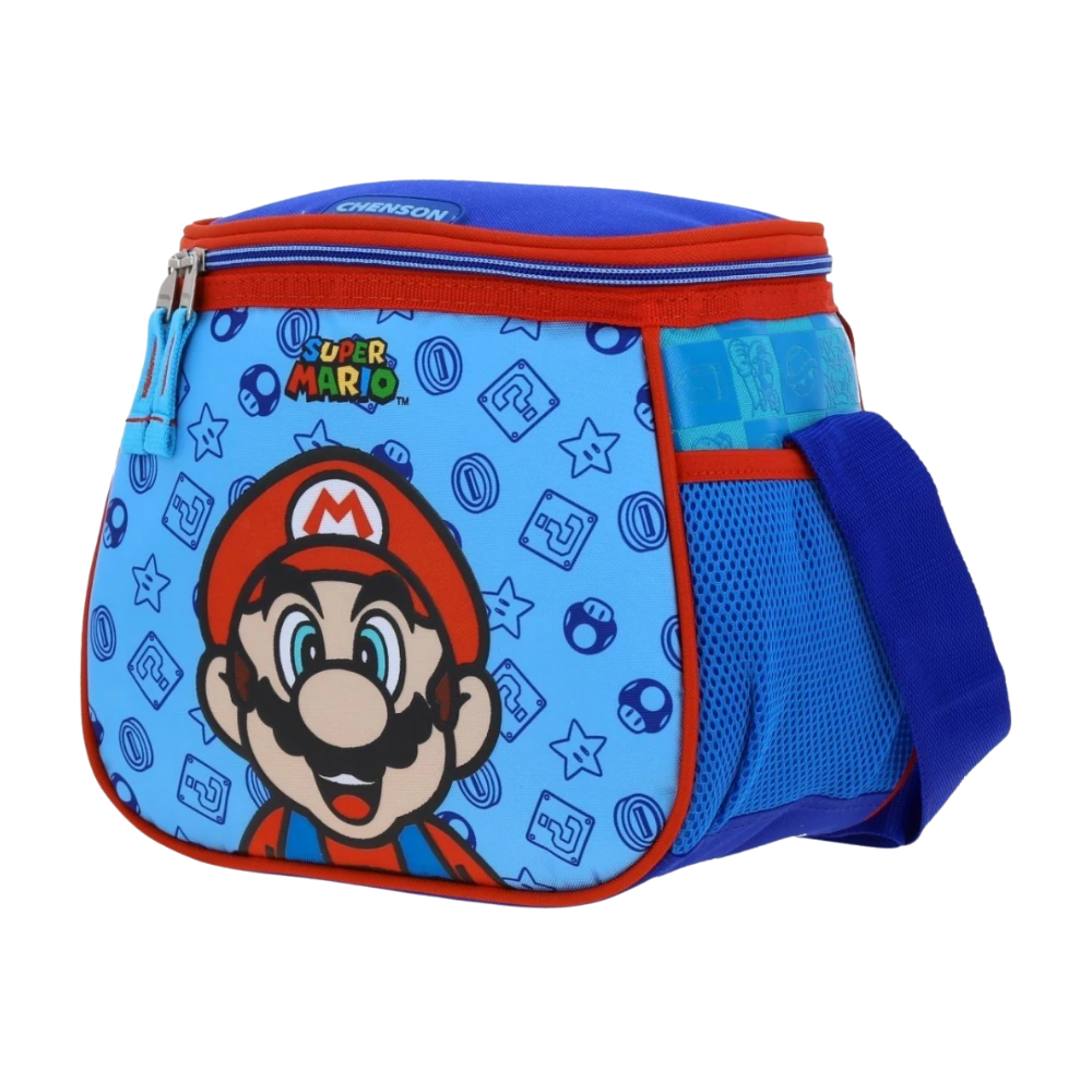 Lonchera Escolar Termica Rectangular Nintendo Super Mario Chenson 