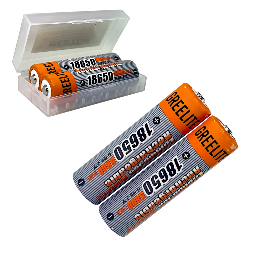 Baterías Recargables x2und 18650 2600mAh 3.7v 40A c/u Marca Beston