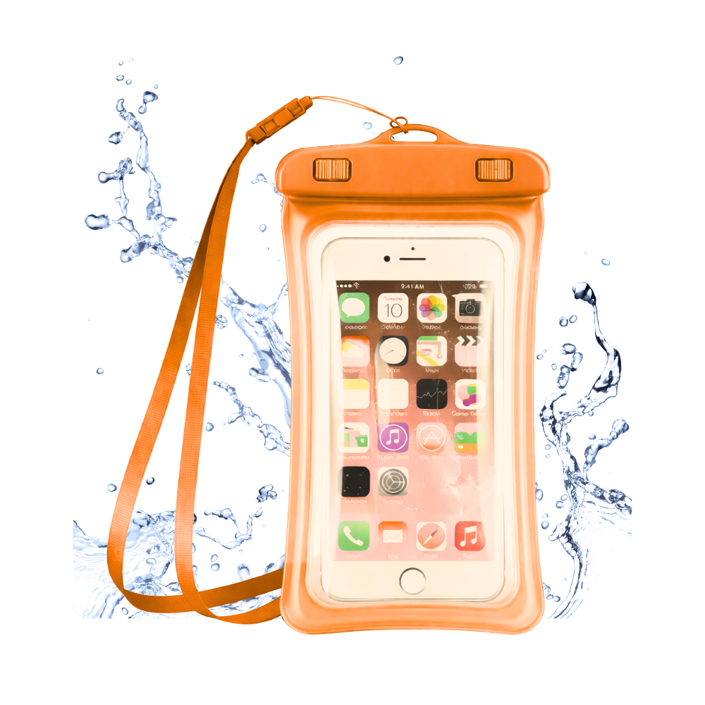 Funda Acuatica con Flotador para Celular Sellado Hermetico