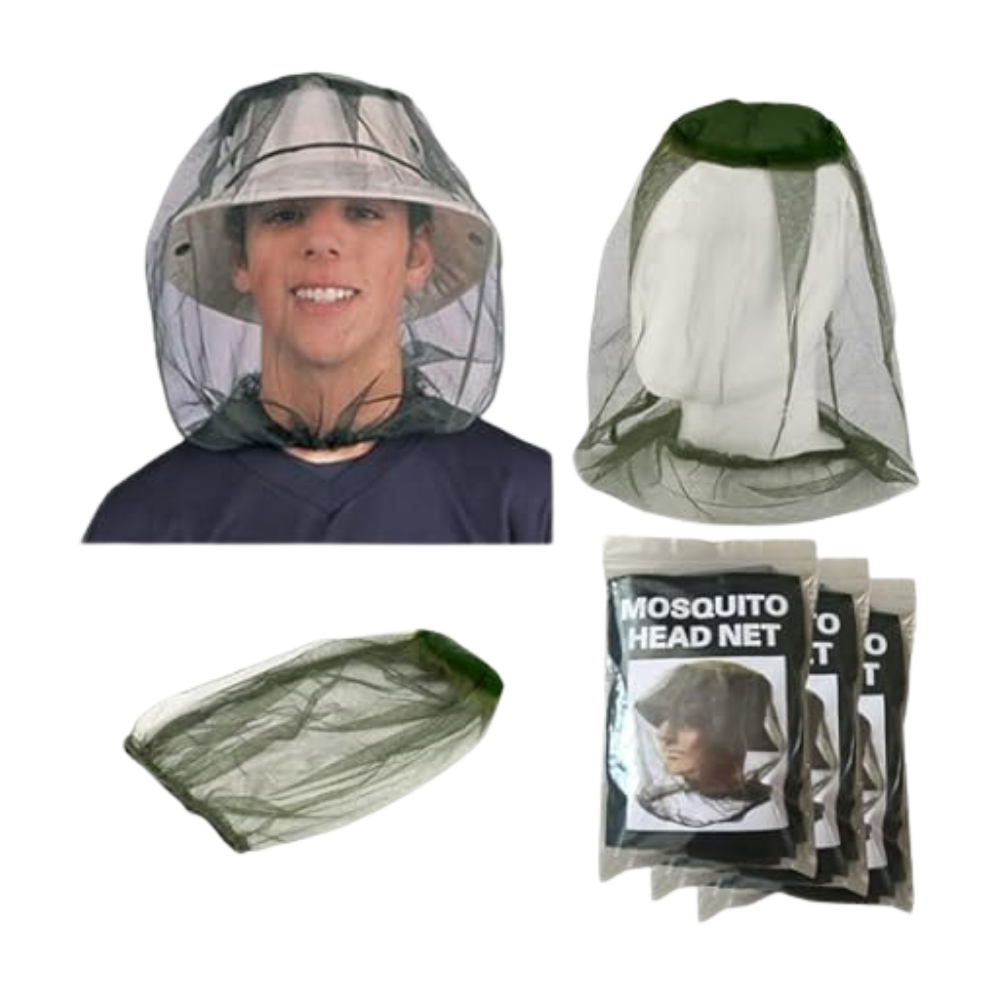 Malla Net Protectora Antimosquito para Cabeza y CuelloGorro Sombrero