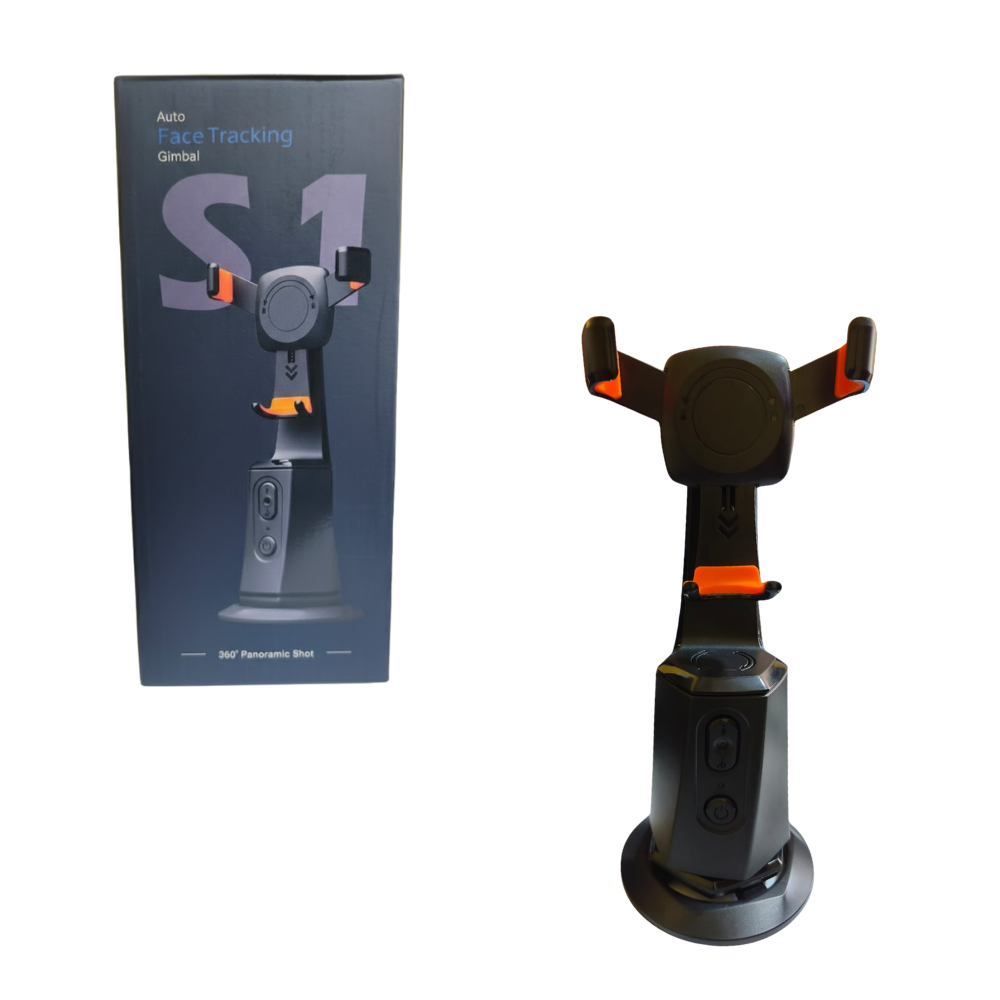 Soporte de Celular con IA Seguimiento Facial Automático giro 360° Gimbal S1 LED-HX1504