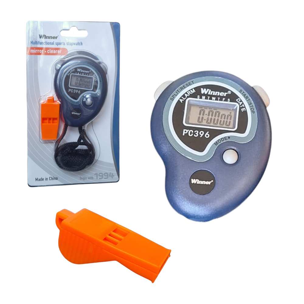 Cronometro Alarma Deportivo con silbato Winner PC396