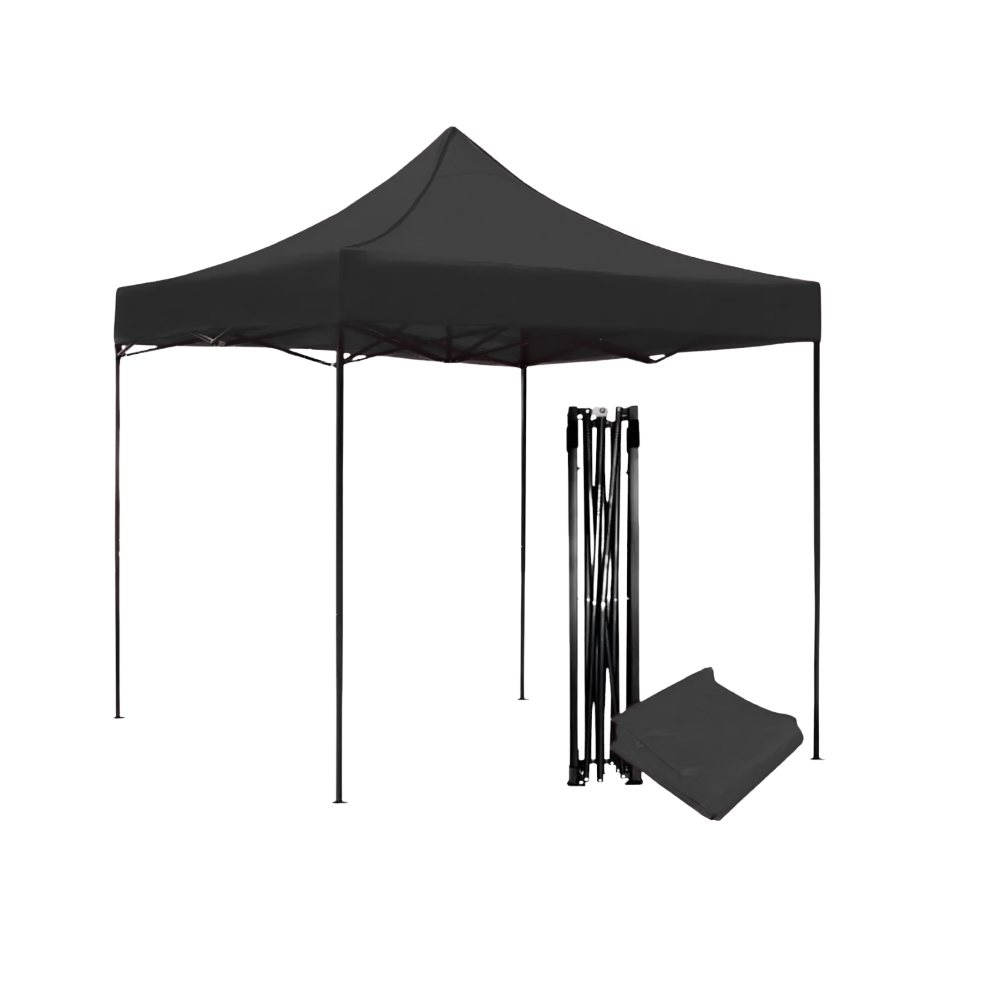 Toldo Plegable 3x3 metros Lona Verde 3 metros de Alto