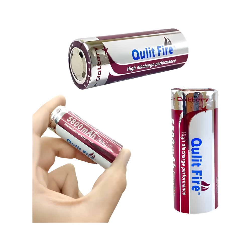 Bateria 26650 Recargable 5800 mAh 3.7v 9.6 Wh Qulit Fire