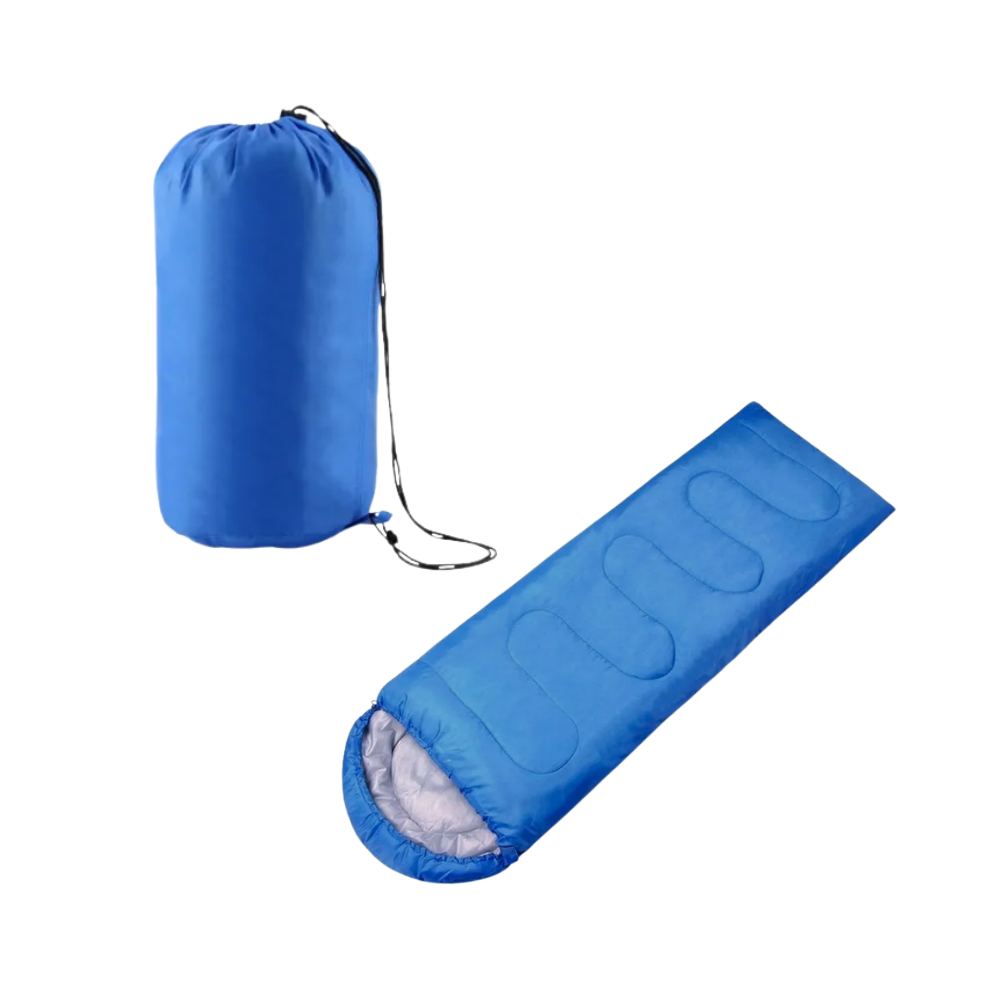 Bolsa de Dormir Delgado 200 x 70 cm con Capucha y Cremallera Lateral Ligero