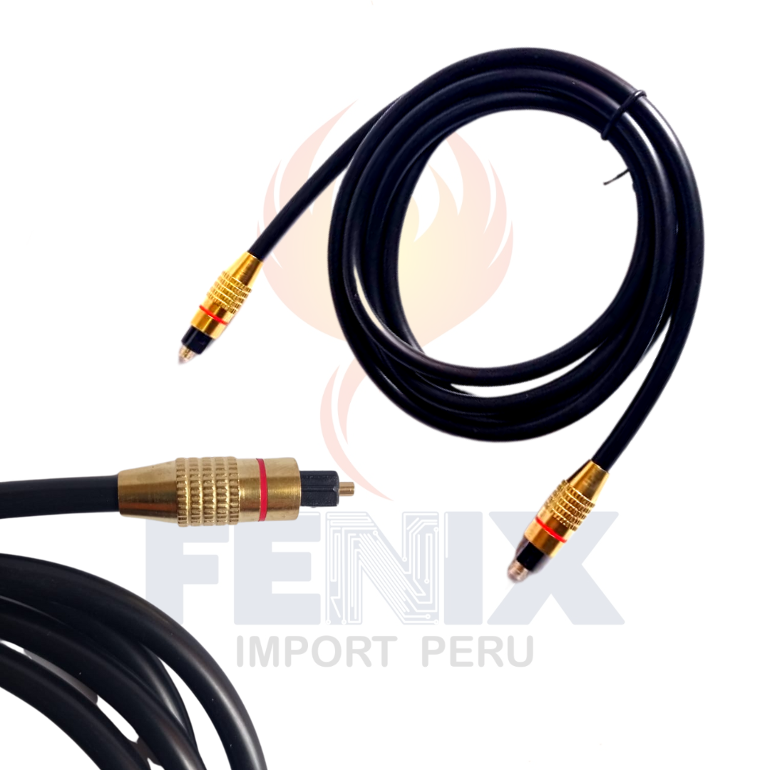 Cable Óptico, Audio Digital De Fibra Óptica Toslink 1.5mt