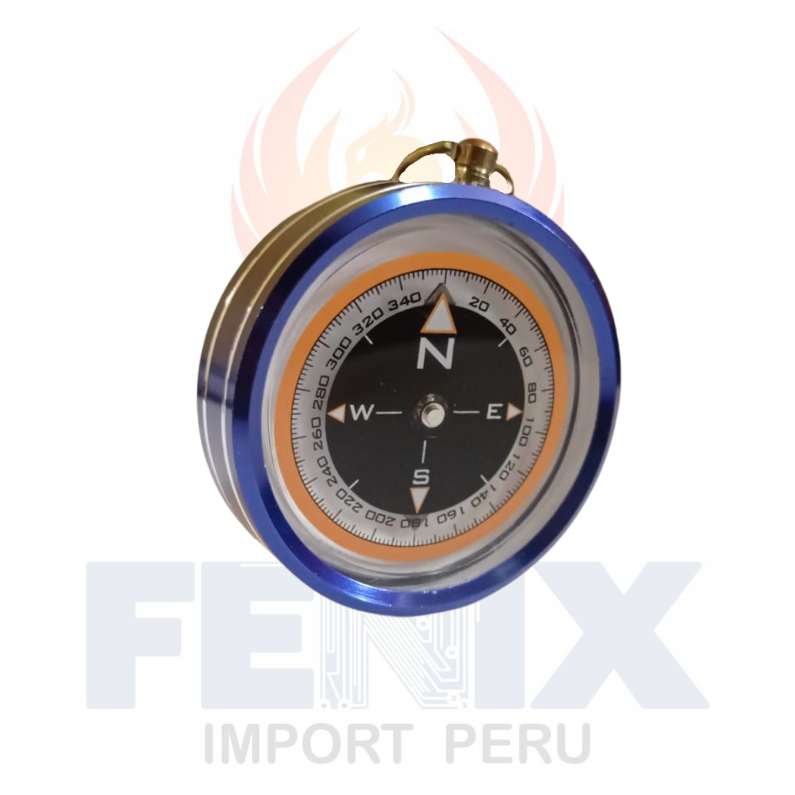 Brújula Compass Portátil De Acero Inoxidable Camping