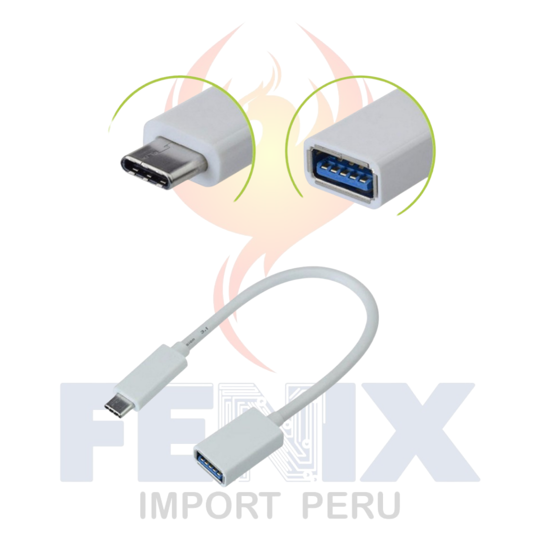 Cable Otg Adaptador De Usb A Tipo C Para Celulares