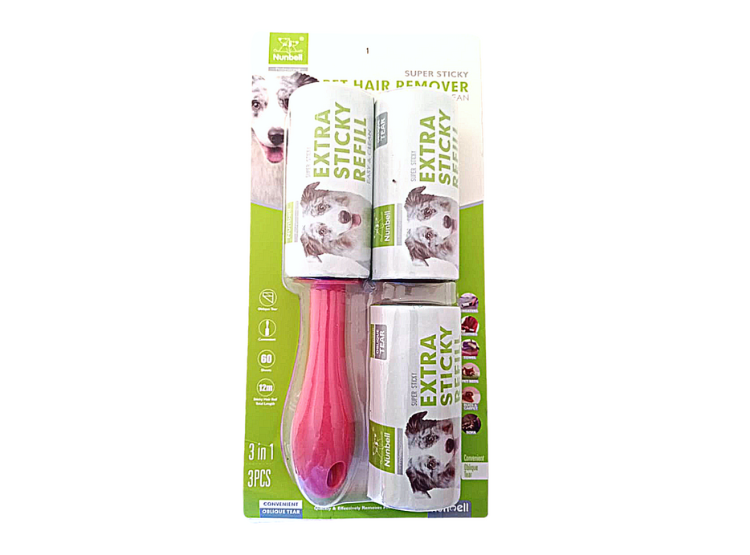 Cepillo Quita Pelusa Mascotas Para Ropa + 2 Repuestos