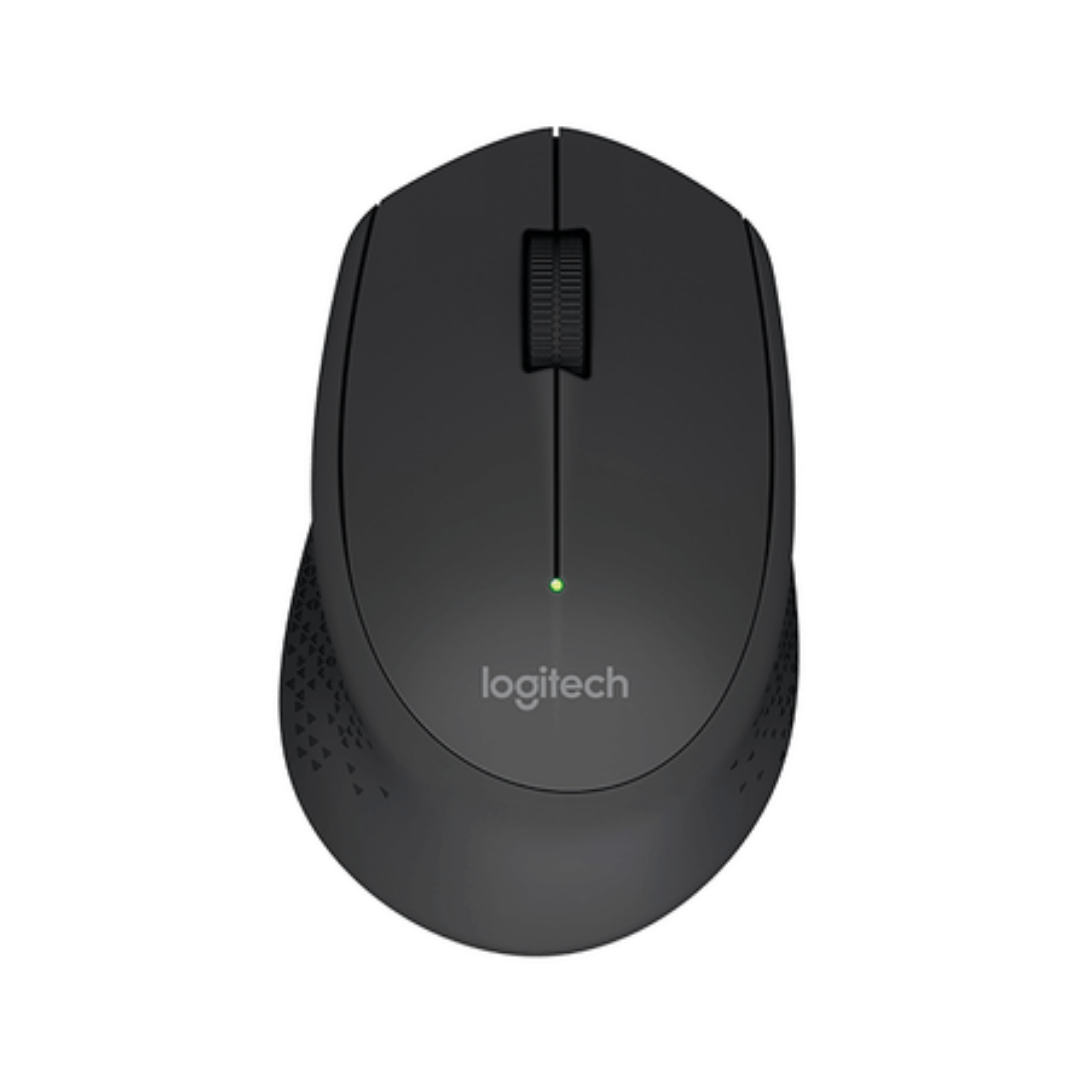 Mouse Óptico Inalámbrico Diseño Curvo Logitech M280 1000 Dpi