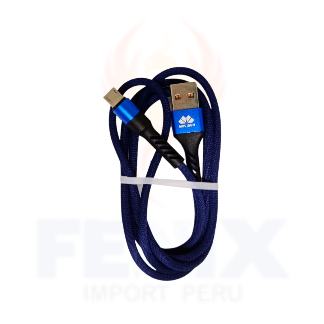 Cable Para Celular Micro V8 a USB AA-615 Movisun
