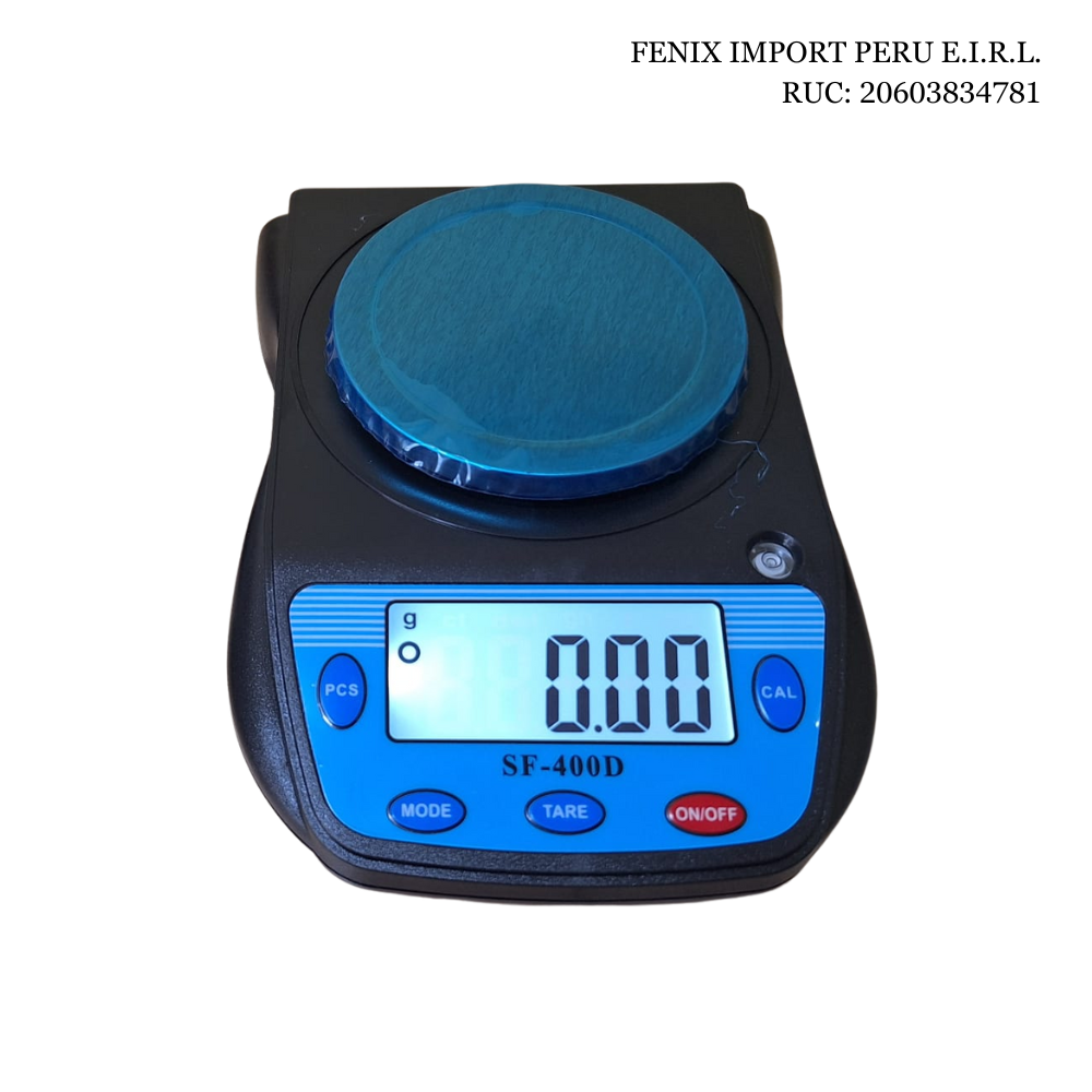 Balanza Centesimal de 0.01g a 500g Portatil Digital SF-400D