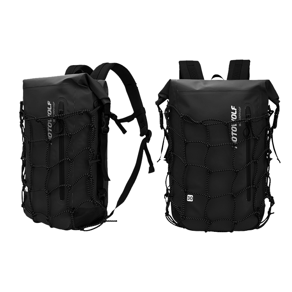 Mochila Impermeable 30 litros Con Malla para Casco MDL0714