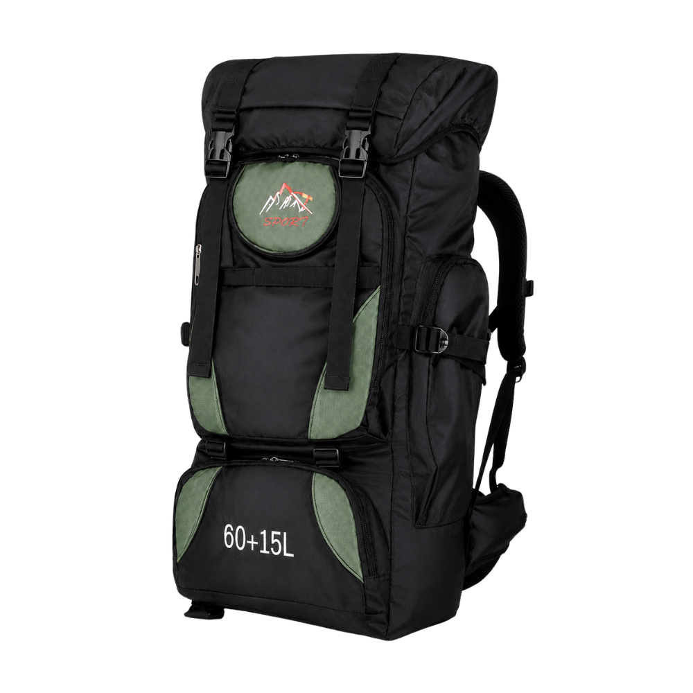 Mochila Campera de Alta Capacidad  60 + 15 L Sport 8533