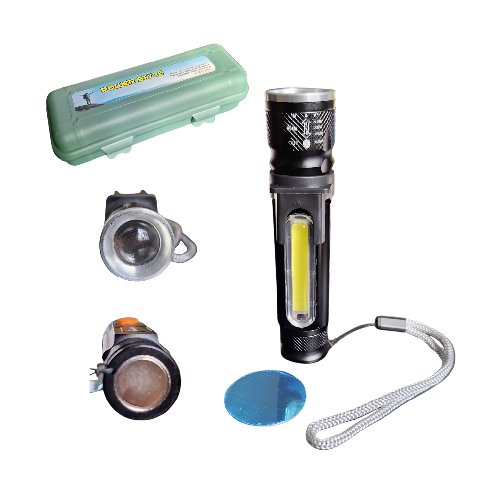 Linterna y Lampara de Mano 300 metros de alcance 5 funciones LED + COB Lateral Base Magnetica y correa de transporte SUREFIRE SF-5153