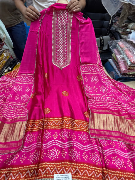 Viral Lagdi Patta Gajji Silk