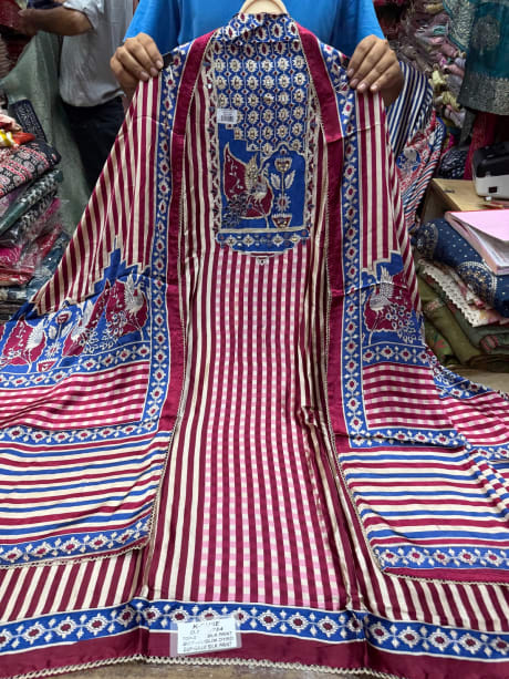 Stripes Gajji Silk