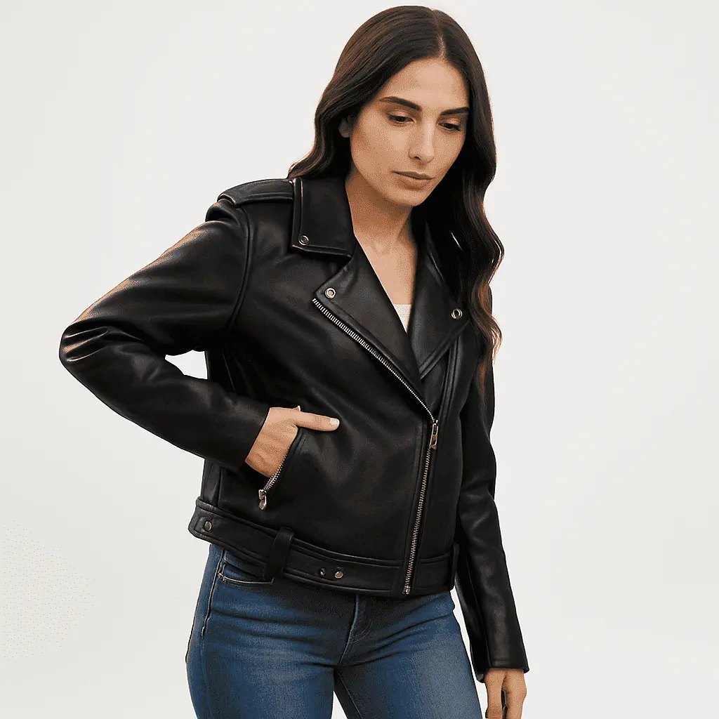Ace Biker Women's Leather Jacket