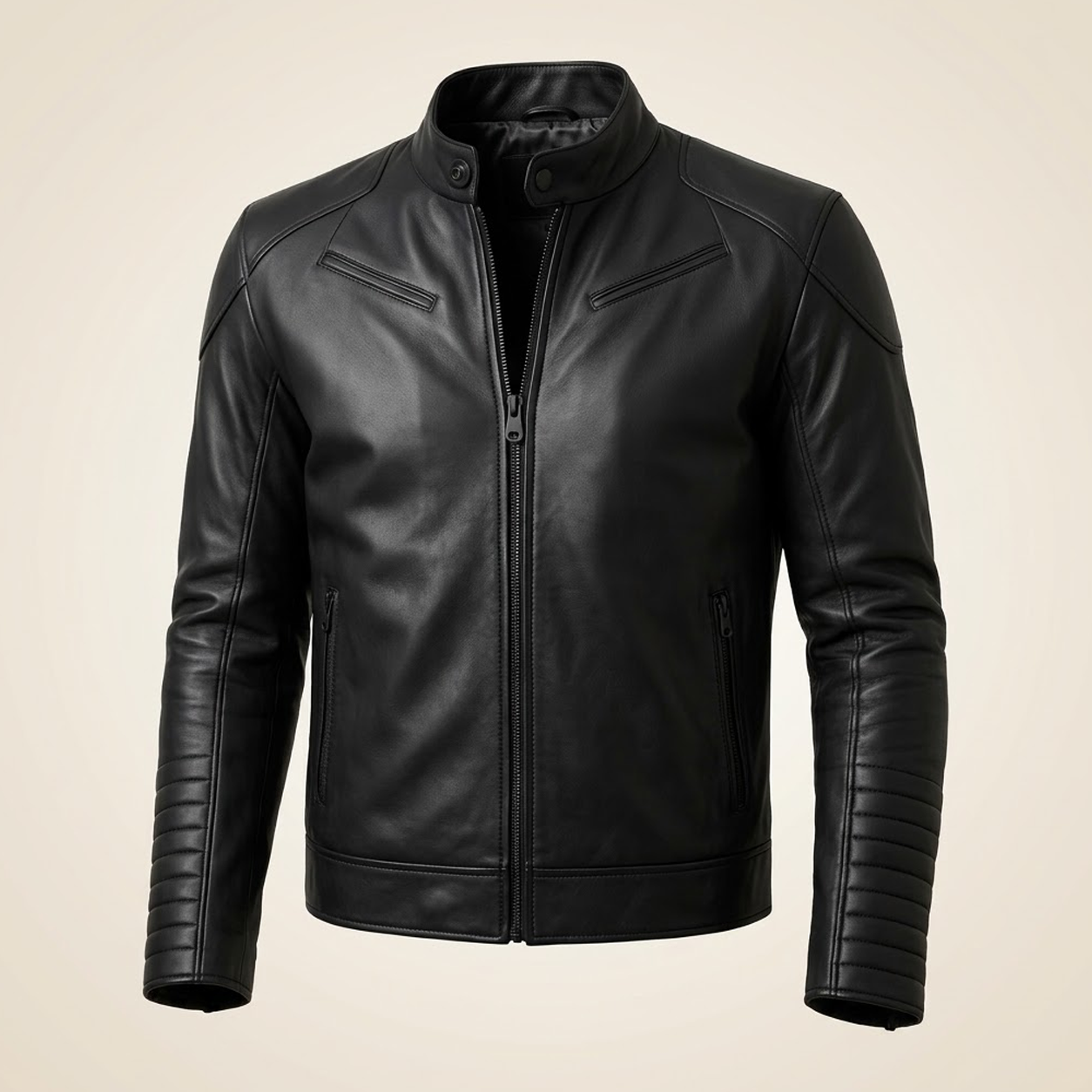 Padded Leather Jackets