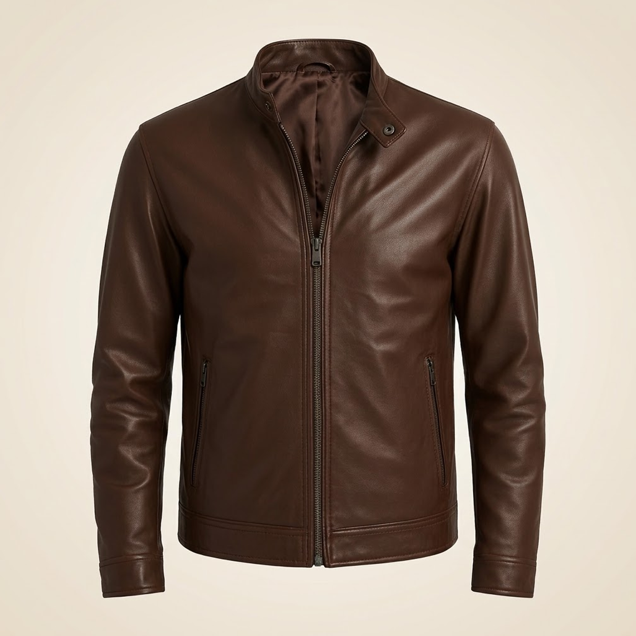 Zipper Leather Jackets